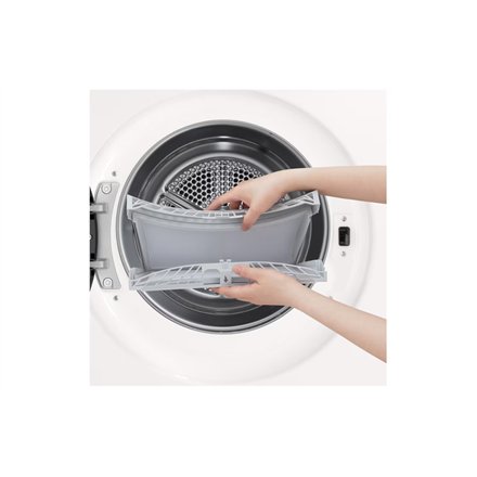 LG Dryer Machine , RHX7010TWB , Energy efficiency class C , Front loading , 10 kg , Heat Pump , LED , Depth 66 cm , Wi-Fi , White