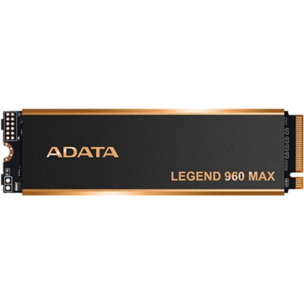 ADATA Legend 960 Max with Heatsink 2000 GB, SSD form factor M.2 2280, SSD interface PCIe Gen4x4, Write speed 6800 MB/s, Read speed 7400 MB/s