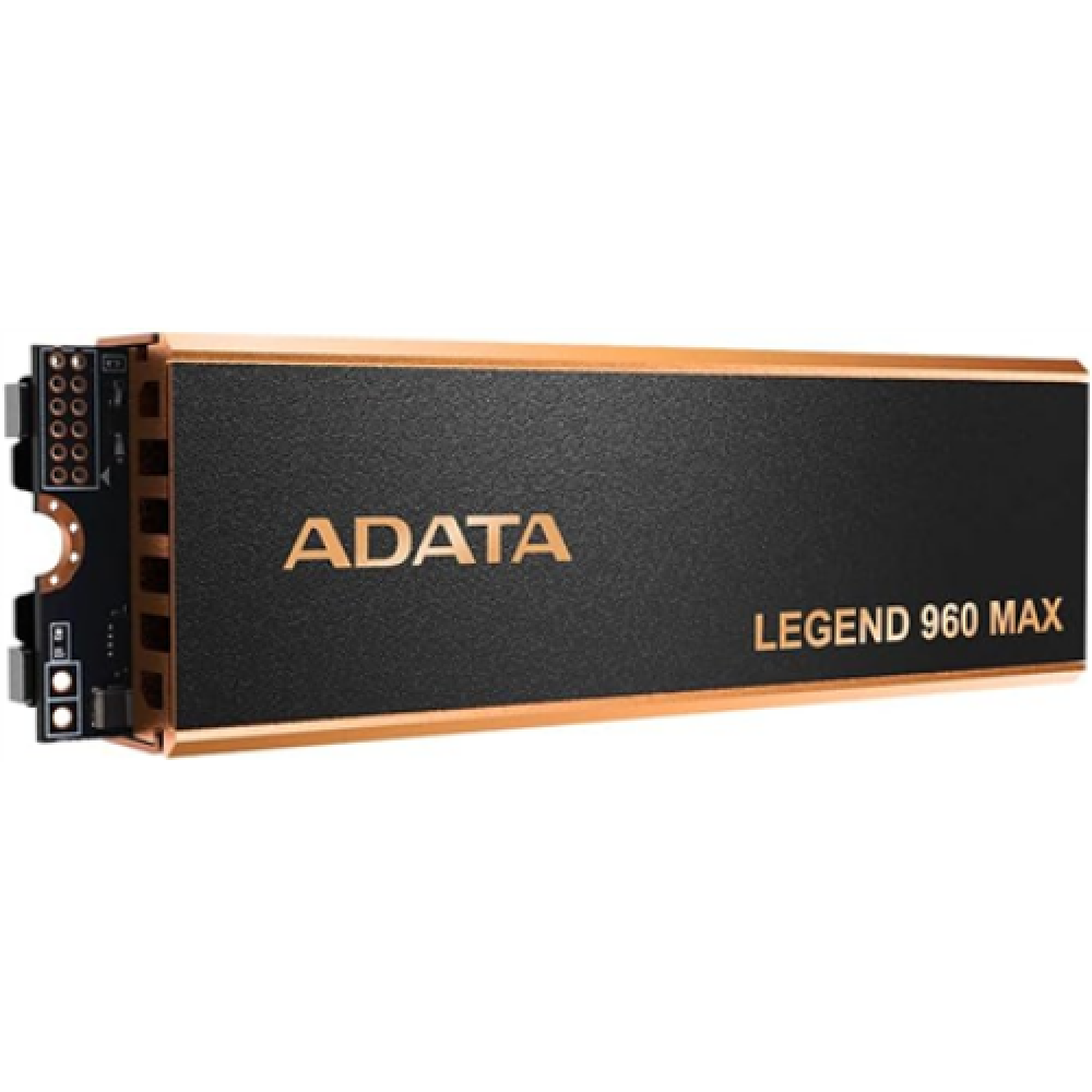 ADATA Legend 960 Max with Heatsink 2000 GB, SSD form factor M.2 2280, SSD interface PCIe Gen4x4, Write speed 6800 MB/s, Read speed 7400 MB/s