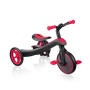 Globber Tricycle and Balance Bike Explorer Trike 4in1 Red