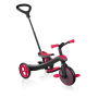Globber Tricycle and Balance Bike Explorer Trike 4in1 Red