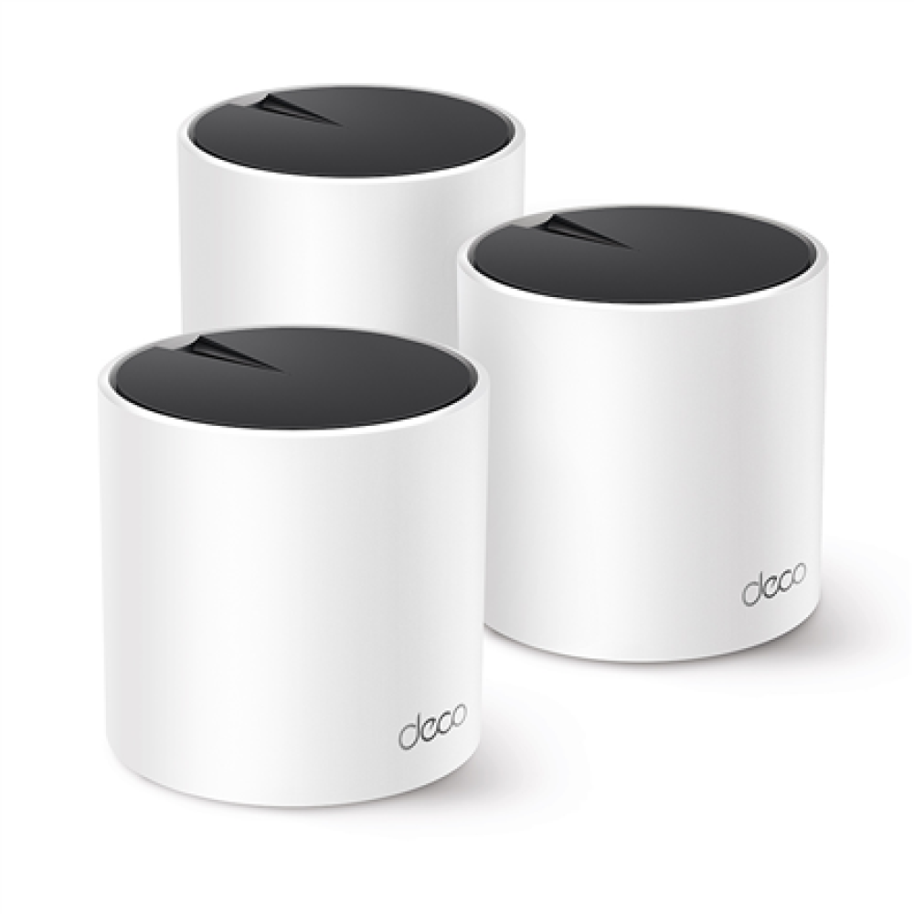AX3000 Whole Home Mesh WiFi 6 System , Deco X55 (3-Pack) , 802.11ax , 2402 Mbit/s , Ethernet LAN (RJ-45) ports 1 , Mesh Support Yes , MU-MiMO Yes , No mobile broadband , Antenna type Internal