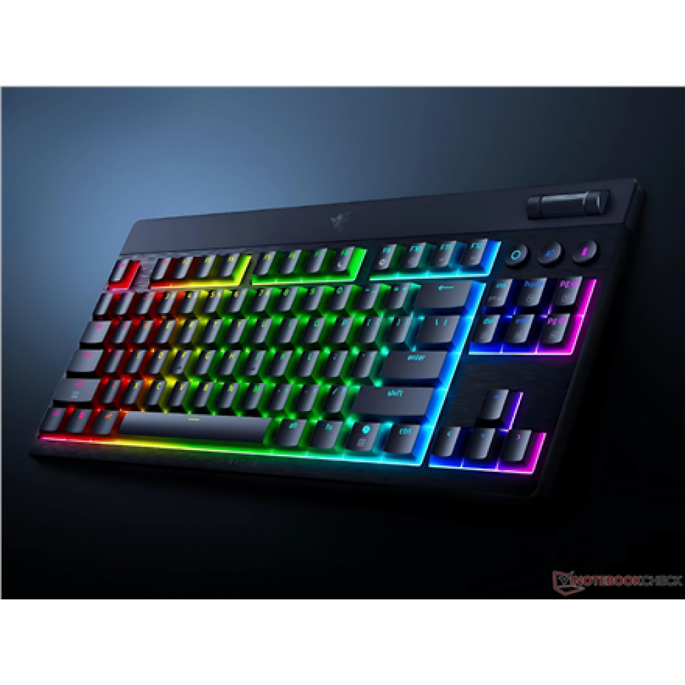 Razer , BlackWidow V4 Low-Profile HyperSpeed , Keyboard , Wireless , US , Bluetooth , Black , Orange Switches