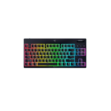 Razer , BlackWidow V4 Low-Profile HyperSpeed , Keyboard , Wireless , US , Bluetooth , Orange Switches , Black