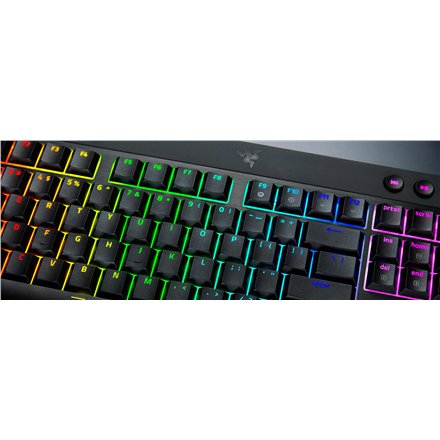 Razer , BlackWidow V4 Low-Profile HyperSpeed , Keyboard , Wireless , US , Bluetooth , Orange Switches , Black