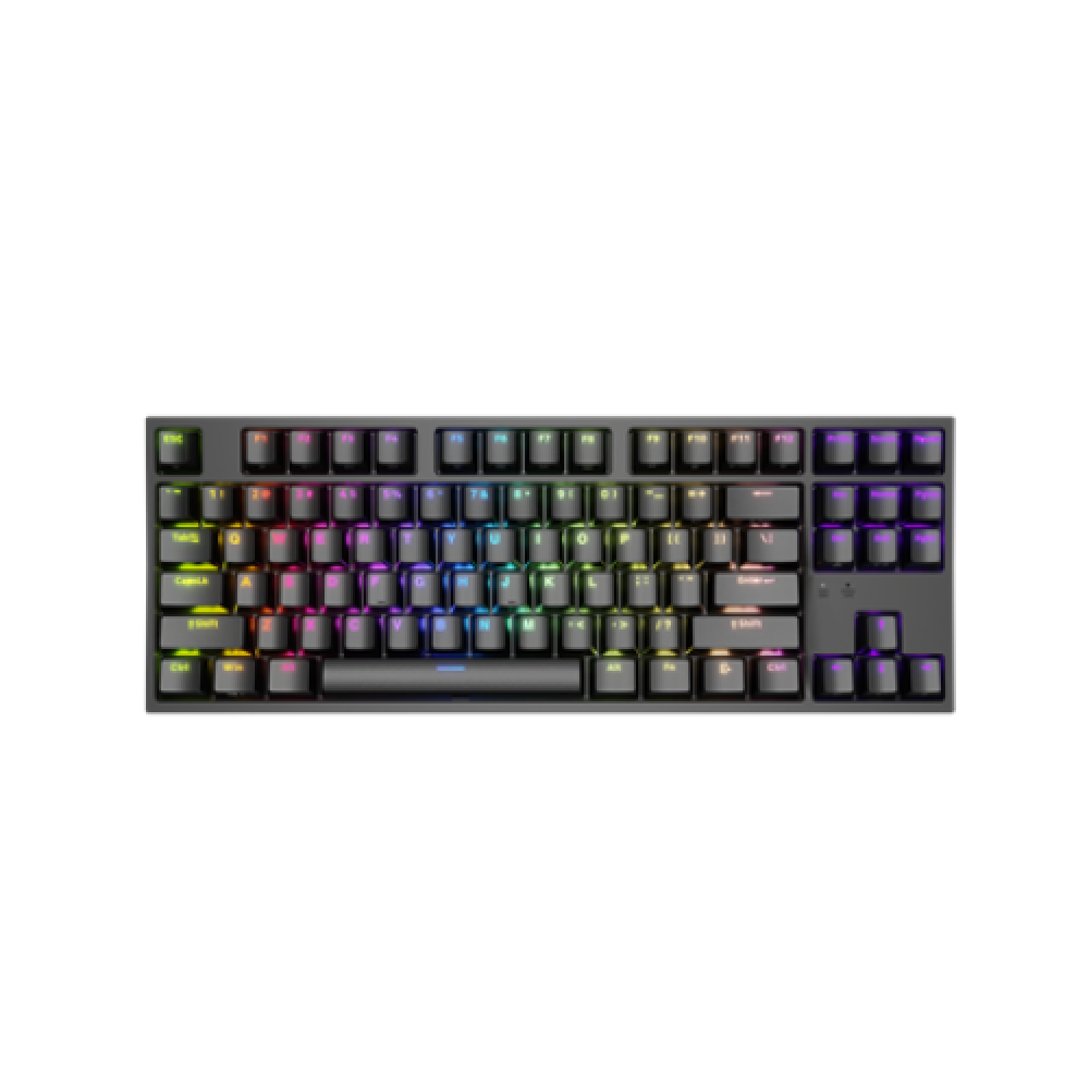 Genesis , Mechanical Gaming Keyboard , THOR 404 TKL RGB , Black , Mechanical Gaming Keyboard , Wired , US , USB Type-A , 1005 g , Gateron Yellow Pro