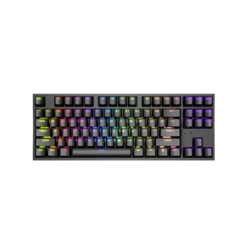 Genesis , THOR 404 TKL , Mechanical Gaming Keyboard , Wired , US , Gateron Yellow Pro , Black , RGB