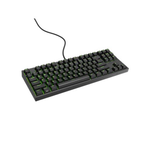 Genesis , THOR 404 TKL , Mechanical Gaming Keyboard , Wired , US , Gateron Yellow Pro , Black , RGB