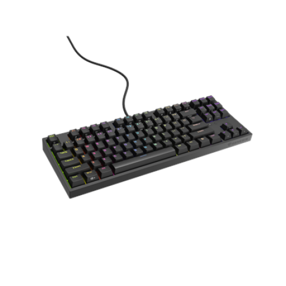 Genesis , Mechanical Gaming Keyboard , THOR 404 TKL RGB , Black , Mechanical Gaming Keyboard , Wired , US , USB Type-A , 1005 g , Gateron Yellow Pro