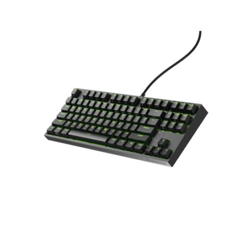 Genesis , THOR 404 TKL , Mechanical Gaming Keyboard , Wired , US , Gateron Yellow Pro , Black , RGB