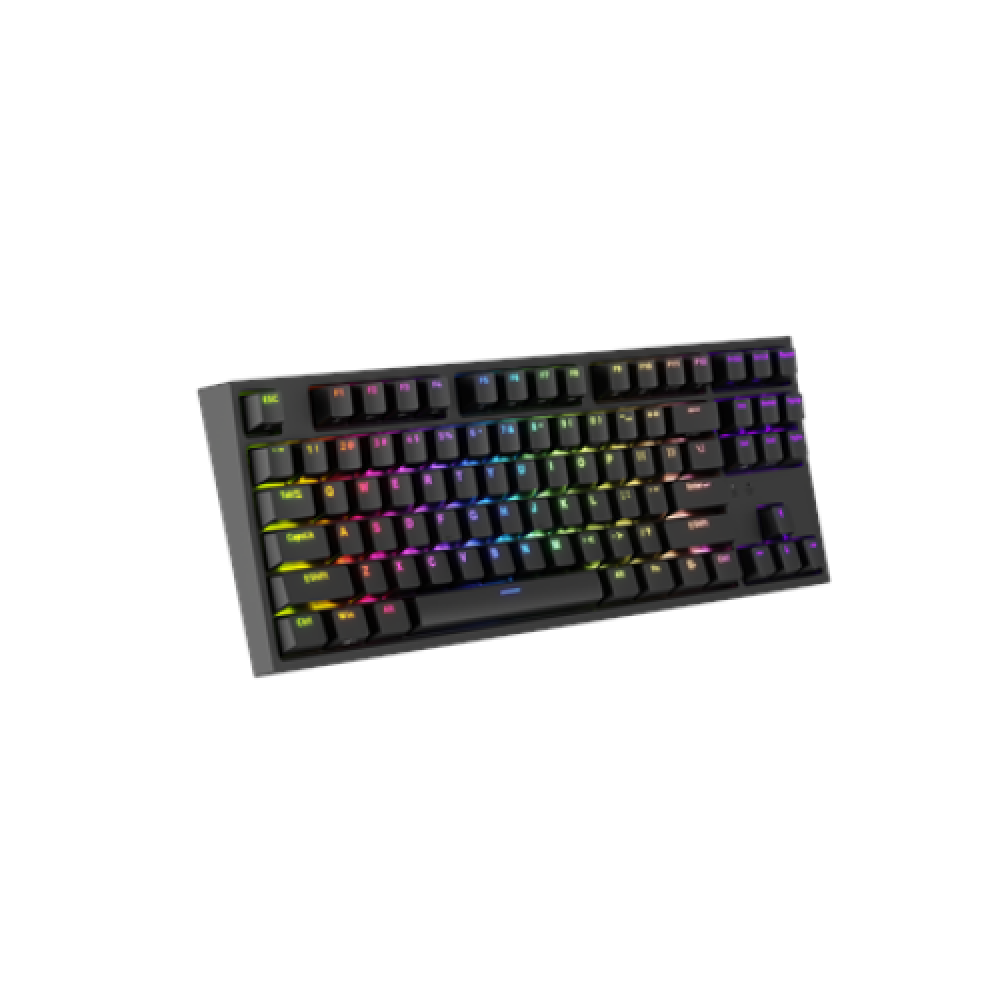 Genesis , Mechanical Gaming Keyboard , THOR 404 TKL RGB , Black , Mechanical Gaming Keyboard , Wired , US , USB Type-A , 1005 g , Gateron Yellow Pro