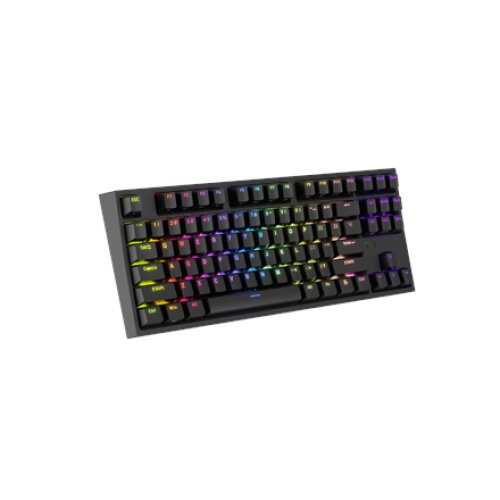 Genesis , THOR 404 TKL , Mechanical Gaming Keyboard , Wired , US , Gateron Yellow Pro , Black , RGB
