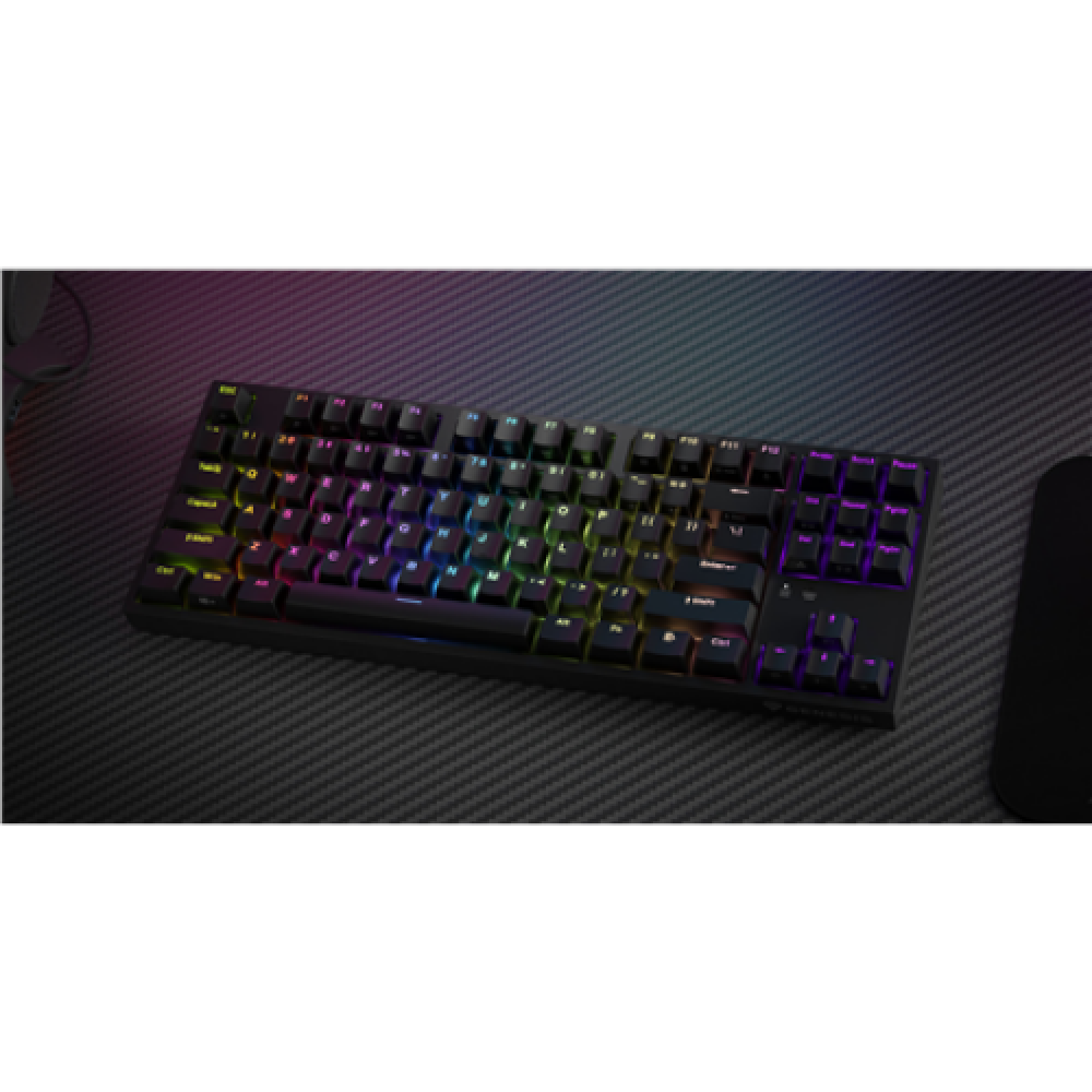 Genesis , Mechanical Gaming Keyboard , THOR 404 TKL RGB , Black , Mechanical Gaming Keyboard , Wired , US , USB Type-A , 1005 g , Gateron Yellow Pro