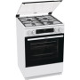 Gorenje , Cooker , GK6C4WF , Hob type Gas , Oven type Electric , White , Width 60 cm , Grilling , Depth 60 cm , 71 L