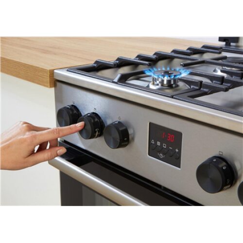Gorenje , Cooker , GK6C4WF , Hob type Gas , Oven type Electric , White , Width 60 cm , Grilling , Depth 60 cm , 71 L