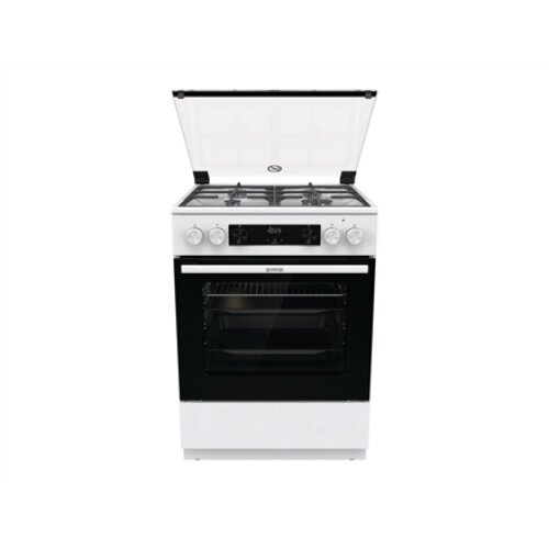 Gorenje , Cooker , GK6C4WF , Hob type Gas , Oven type Electric , White , Width 60 cm , Grilling , Depth 60 cm , 71 L