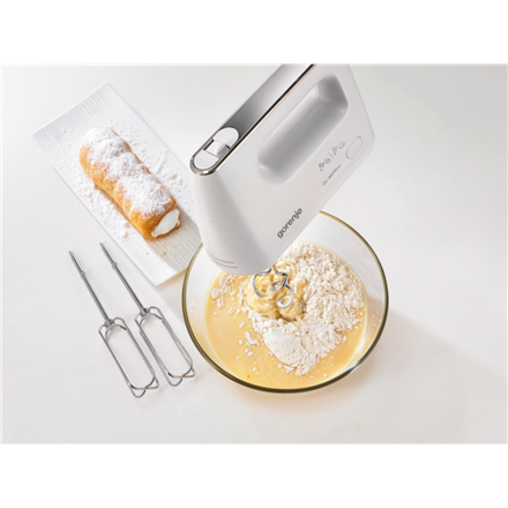 Gorenje , Hand Mixer , M460CDC , Hand Mixer , 460 W , Number of speeds 5 , Turbo mode , White