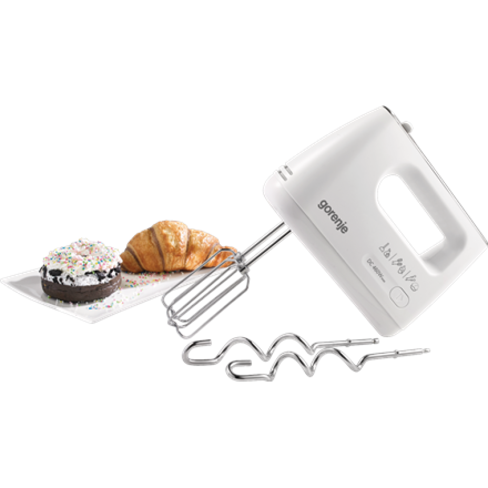 Gorenje , Hand Mixer , M460CDC , Hand Mixer , 460 W , Number of speeds 5 , Turbo mode , White