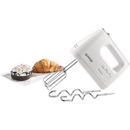 Gorenje , Hand Mixer , M460CDC , Hand Mixer , 460 W , Number of speeds 5 , Turbo mode , White