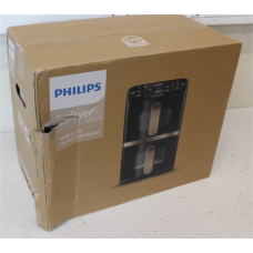 SALE OUT. Philips NA462/70 Dual Basket Airfryer 4000 Series, 10 L, Black/Copper , SALE OUT. Philips Dual Basket Airfryer , NA462/70 4000 Series , Power 2750 W , Capacity 10 L , Rapid Air technology , Black , DAMAGED PACKAGING, DAMAGED PLASTIC AT BACK