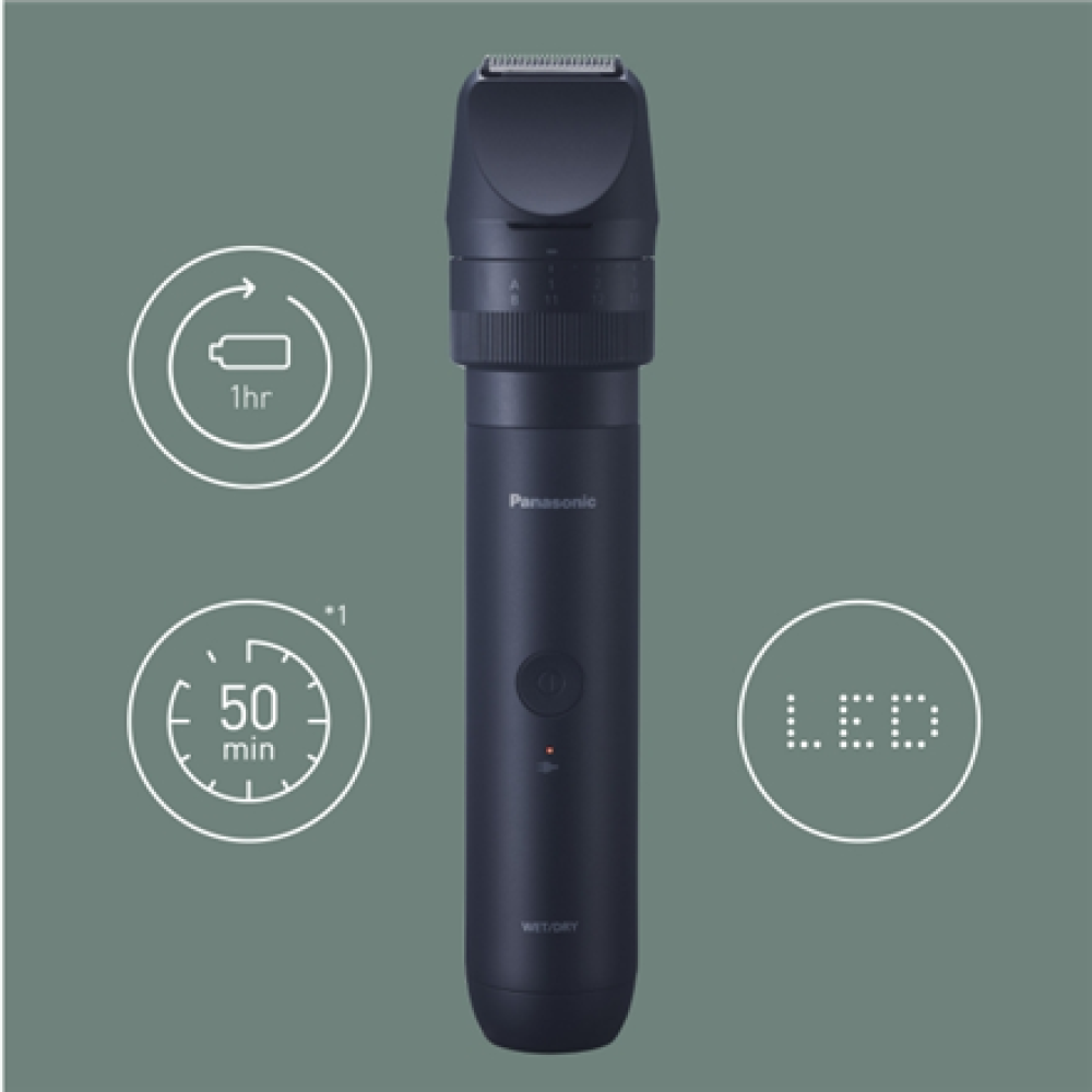 Panasonic Beard, Hair Trimmer , MultiShape ER-CKN1-PAC1 , Cordless , Wet & Dry , Number of length steps 39 , Black