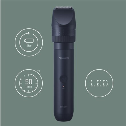 Panasonic Beard, Hair Trimmer , MultiShape ER-CKN1-PAC1 , Cordless , Wet & Dry , Number of length steps 39 , Black