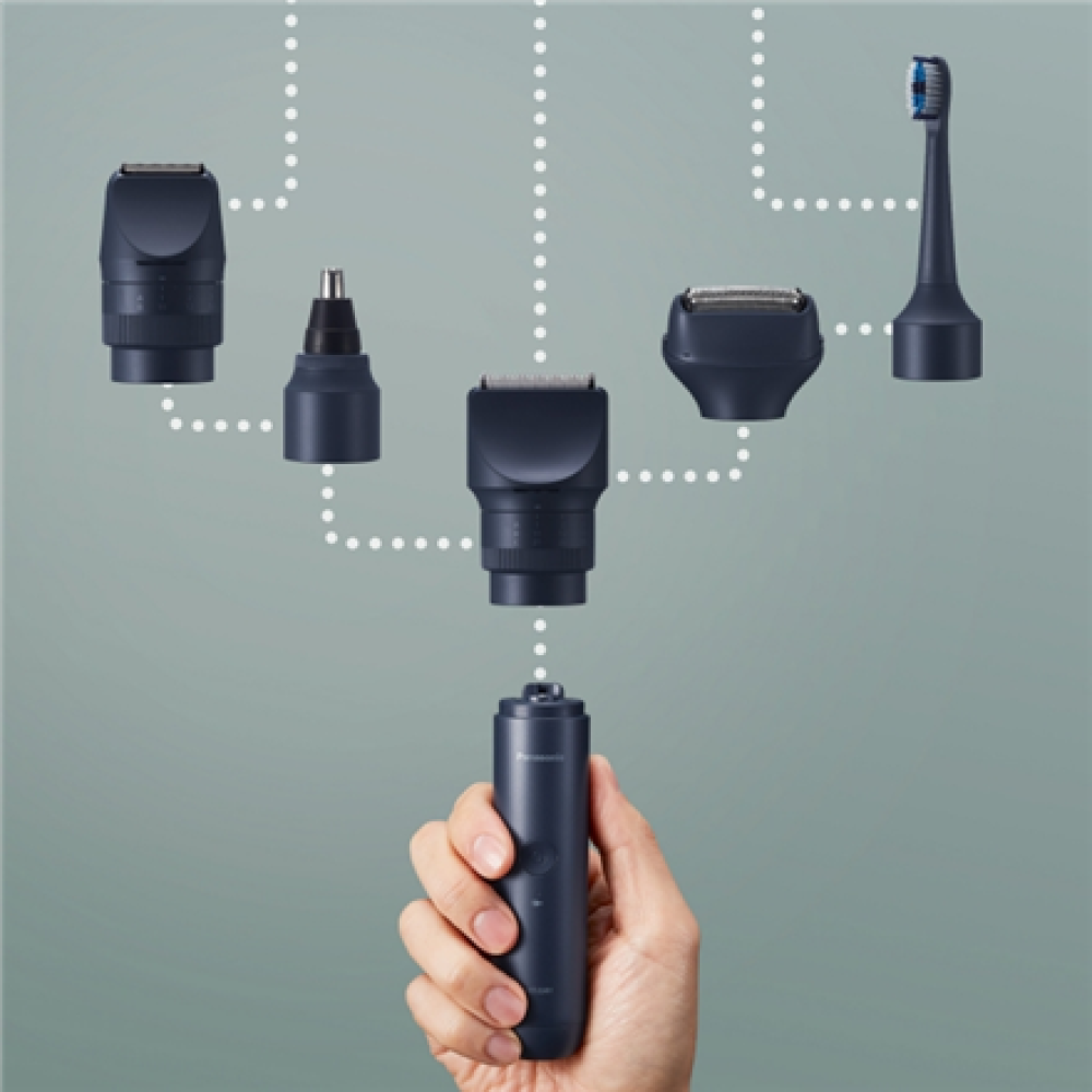 Panasonic Beard, Hair Trimmer , MultiShape ER-CKN1-PAC1 , Cordless , Wet & Dry , Number of length steps 39 , Black