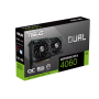 Asus DUAL-RTX4060-O8G NVIDIA 8 GB GeForce RTX 4060 GDDR6 HDMI ports quantity 1 PCI Express 4.0 Memory clock speed 17000 MHz