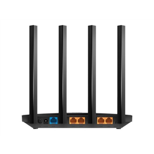 TP-LINK , AC1900 Wireless MU-MIMO Wi-Fi 5 Router , Archer C80 , 802.11ac , 1300+600 Mbit/s , 10/100/1000 Mbit/s , Mesh Support No , MU-MiMO Yes , No mobile broadband , Antenna type 4xFixed