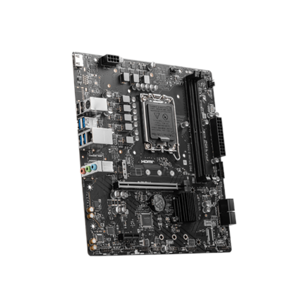 MSI PRO B760M-B DDR4 , Processor family Intel , Processor socket LGA1700 , DDR4 , Supported hard disk drive interfaces SATA, M.2 , Number of SATA connectors 4