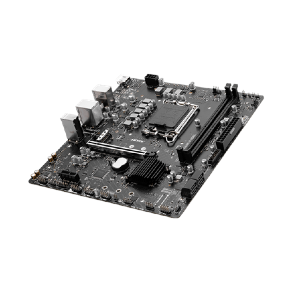MSI PRO B760M-B DDR4 , Processor family Intel , Processor socket LGA1700 , DDR4 , Supported hard disk drive interfaces SATA, M.2 , Number of SATA connectors 4
