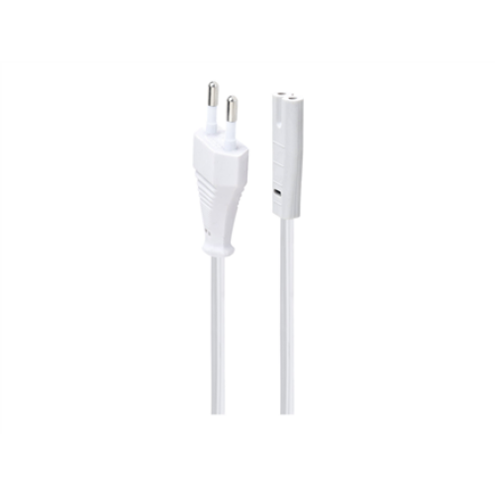 Gembird , Power cord, 1.8 m , White