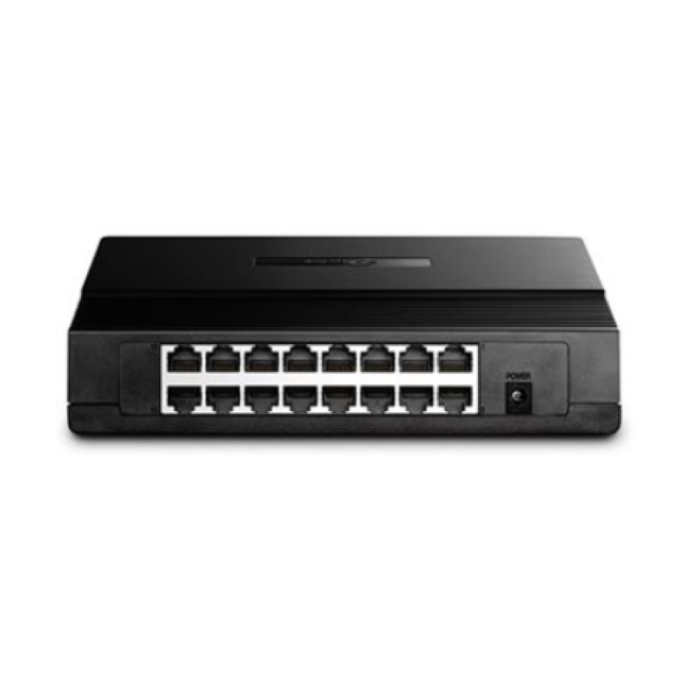 TP-LINK , Switch , TL-SF1016D , Desktop , 10/100 Mbps (RJ-45) ports quantity 16 , Power supply type External