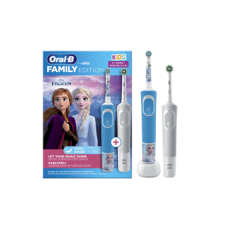 Oral-B , Electric Toothbrush , D100 Kids Frozen + Vitality Pro D103 , Rechargeable , For adults and children , Number of brush heads included 2 , Number of teeth brushing modes 3