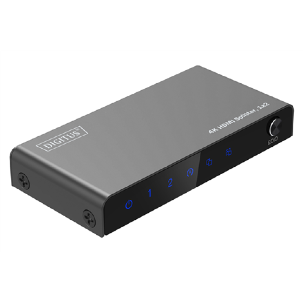 Digitus 4K HDMI Splitter, 1x2 , DS-55336 , Black