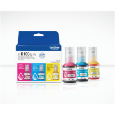 Brother BTD100CLVAL , Multipack Ink Bottles , Magenta, Cyan, Yellow
