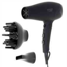 Adler , Hair dryer , AD 2267 , 2100 W , Number of temperature settings 3 , Diffuser nozzle , Black