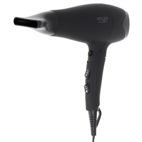 Adler , Hair dryer , AD 2267 , 2100 W , Number of temperature settings 3 , Diffuser nozzle , Black