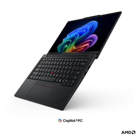 Lenovo ThinkPad T14 G7 AMD , Black , 14 , IPS , WUXGA , 1920 x 1200 pixels , Anti-glare , AMD Ryzen AI 5 PRO , 440 , 16 GB , SODIMM DDR5 , Solid-state drive capacity 512 GB , AMD Radeon 840M Graphics , Windows 11 Pro , 802.11be , Bluetooth version 5.4 , K