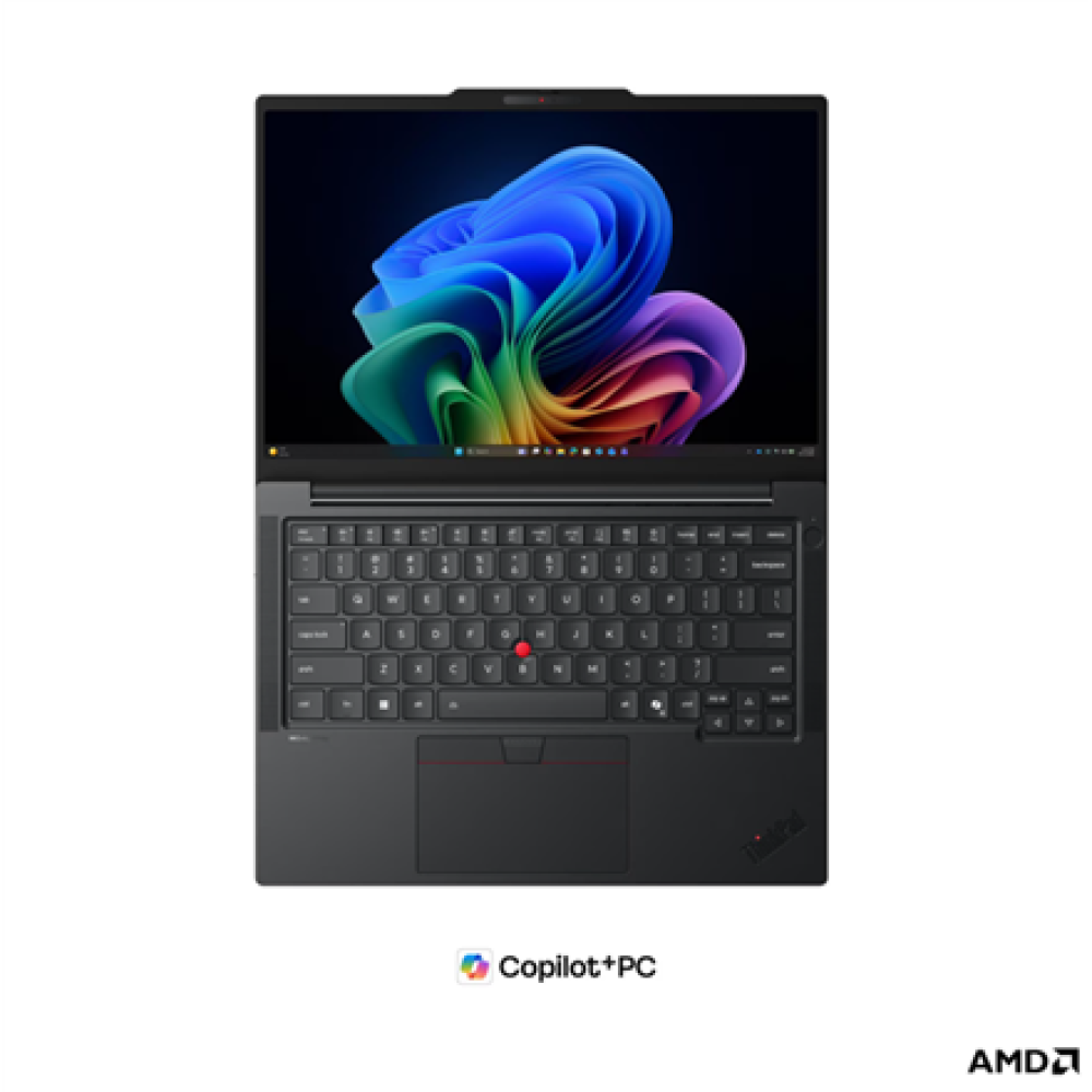 Lenovo ThinkPad T14 G7 AMD , Black , 14 , IPS , WUXGA , 1920 x 1200 pixels , Anti-glare , AMD Ryzen AI 5 PRO , 440 , 16 GB , SODIMM DDR5 , Solid-state drive capacity 512 GB , AMD Radeon 840M Graphics , Windows 11 Pro , 802.11be , Bluetooth version 5.4 , K