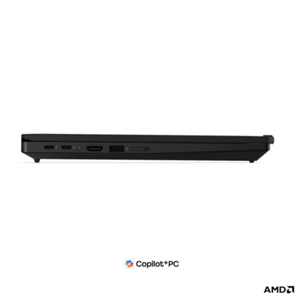 Lenovo ThinkPad T14 G7 AMD , Black , 14 , IPS , WUXGA , 1920 x 1200 pixels , Anti-glare , AMD Ryzen AI 5 PRO , 440 , 16 GB , SODIMM DDR5 , Solid-state drive capacity 512 GB , AMD Radeon 840M Graphics , Windows 11 Pro , 802.11be , Bluetooth version 5.4 , K