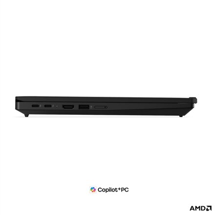Lenovo ThinkPad T14 G7 AMD , Black , 14 , IPS , WUXGA , 1920 x 1200 pixels , Anti-glare , AMD Ryzen AI 5 PRO , 440 , 16 GB , SODIMM DDR5 , Solid-state drive capacity 512 GB , AMD Radeon 840M Graphics , Windows 11 Pro , 802.11be , Bluetooth version 5.4 , K