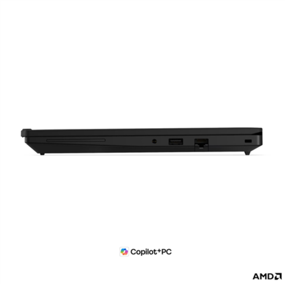 Lenovo ThinkPad T14 G7 AMD , Black , 14 , IPS , WUXGA , 1920 x 1200 pixels , Anti-glare , AMD Ryzen AI 5 PRO , 440 , 16 GB , SODIMM DDR5 , Solid-state drive capacity 512 GB , AMD Radeon 840M Graphics , Windows 11 Pro , 802.11be , Bluetooth version 5.4 , K
