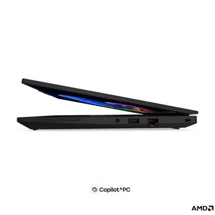 Lenovo ThinkPad T14 G7 AMD , Black , 14 , IPS , WUXGA , 1920 x 1200 pixels , Anti-glare , AMD Ryzen AI 5 PRO , 440 , 16 GB , SODIMM DDR5 , Solid-state drive capacity 512 GB , AMD Radeon 840M Graphics , Windows 11 Pro , 802.11be , Bluetooth version 5.4 , K