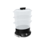 TEFAL Food Steamer VC204810 Ultracompact Black 800 W Capacity 9 L Number of baskets 3