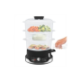 TEFAL Food Steamer VC204810 Ultracompact Black 800 W Capacity 9 L Number of baskets 3