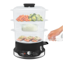 TEFAL Food Steamer VC204810 Ultracompact Black 800 W Capacity 9 L Number of baskets 3