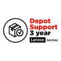 Lenovo , 3Y Depot (Upgrade from 1Y Depot) , Warranty , 3 year(s) , Yes , 7x24 , Carry-in
