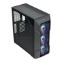 Cooler Master MasterBox TD500 Mesh V2 Side window Black Mid Tower Power supply included No