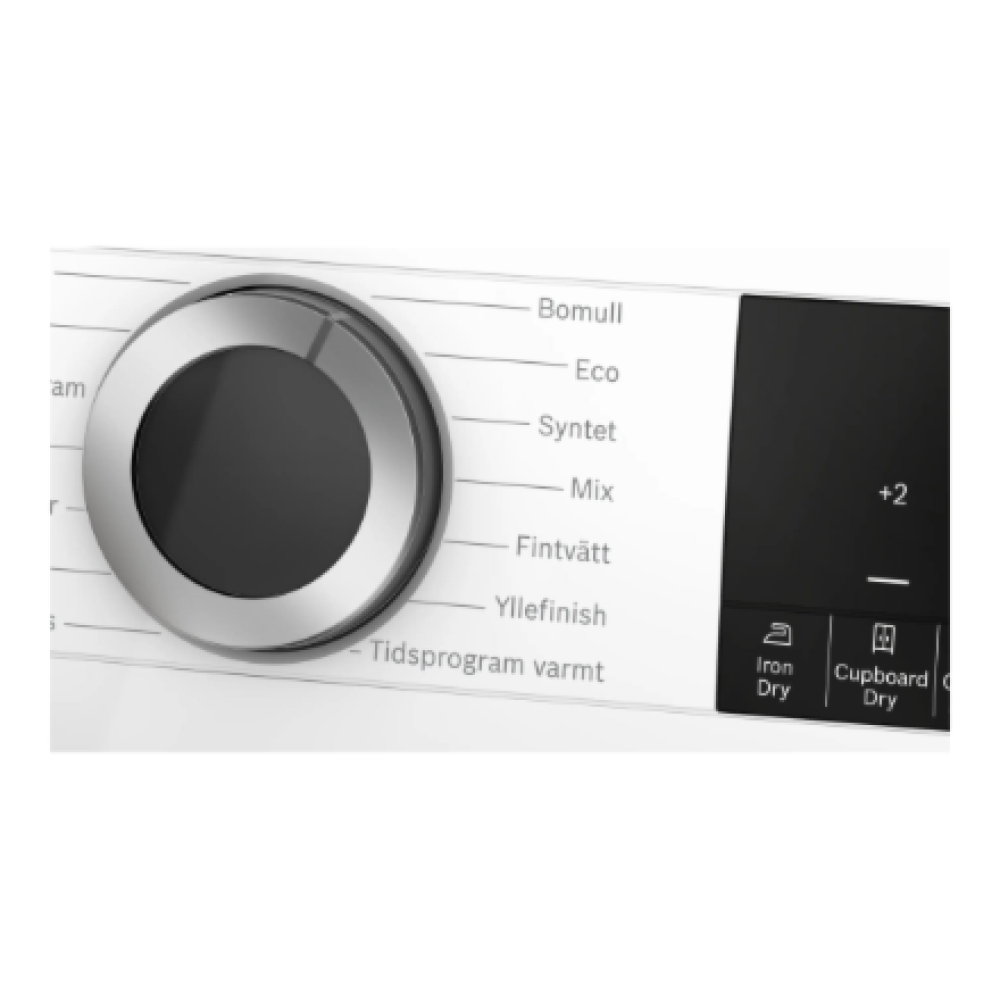 Bosch Dryer Machine , WQG2420PSN , Energy efficiency class A++ , Front loading , 9 kg , Heat pump , LED , Depth 61.3 cm , White